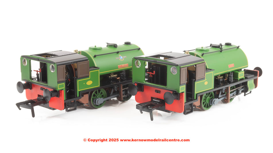 968002 Rapido Port of Par Bagnalls Twin Pack - Lined Green
