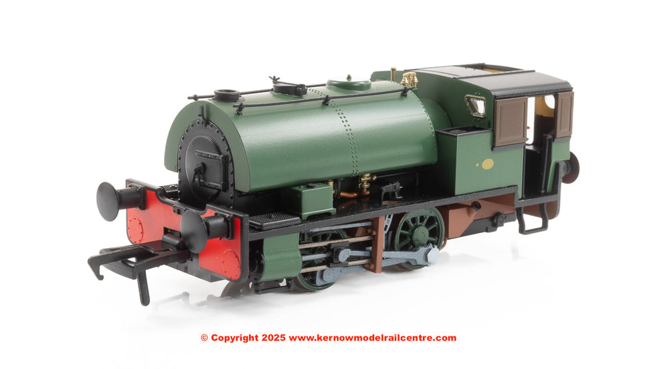 968503 Rapido Port of Par Bagnall - Unlined Dark Green
