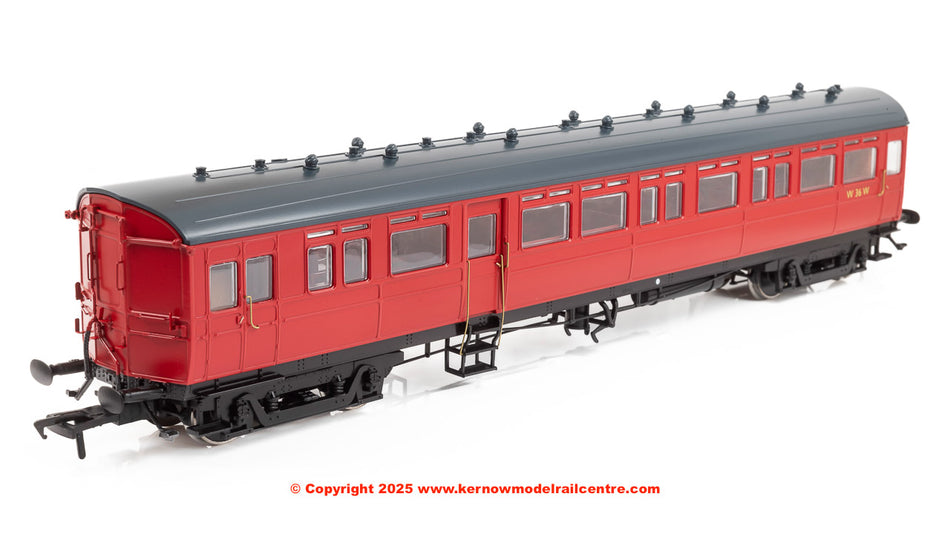 4P-004-006D Dapol GWR Autocoach W36 BR Crimson