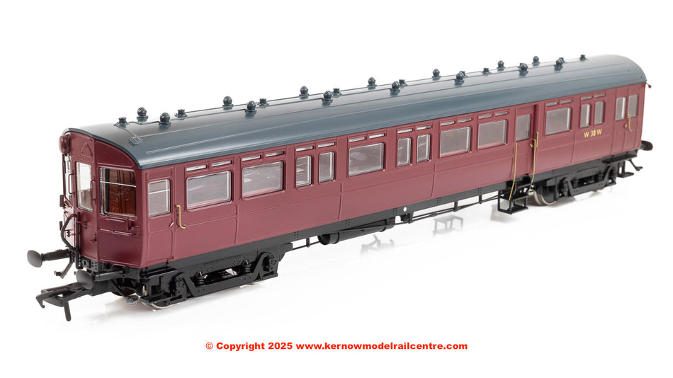 4P-004-007S Dapol GWR Autocoach W38 BR Maroon