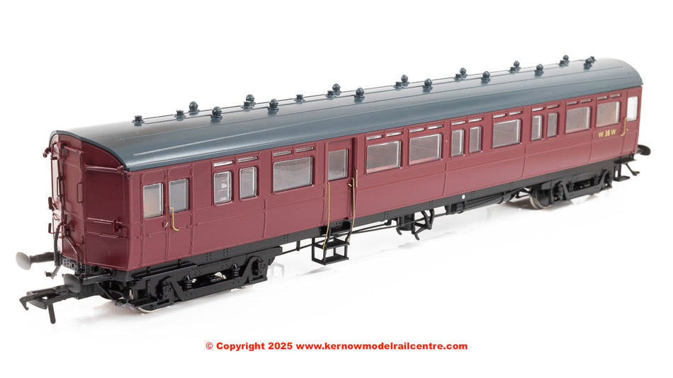 4P-004-007D Dapol GWR Autocoach W38 BR Maroon
