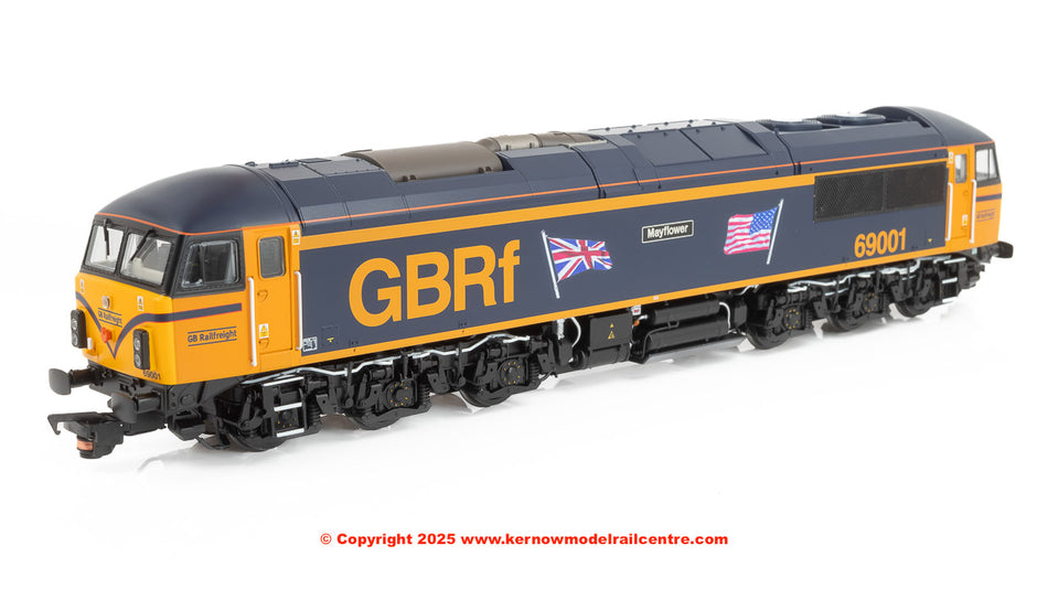 35-776SFX Bachmann Class 69 69001 Mayflower GBRf UK US Flags