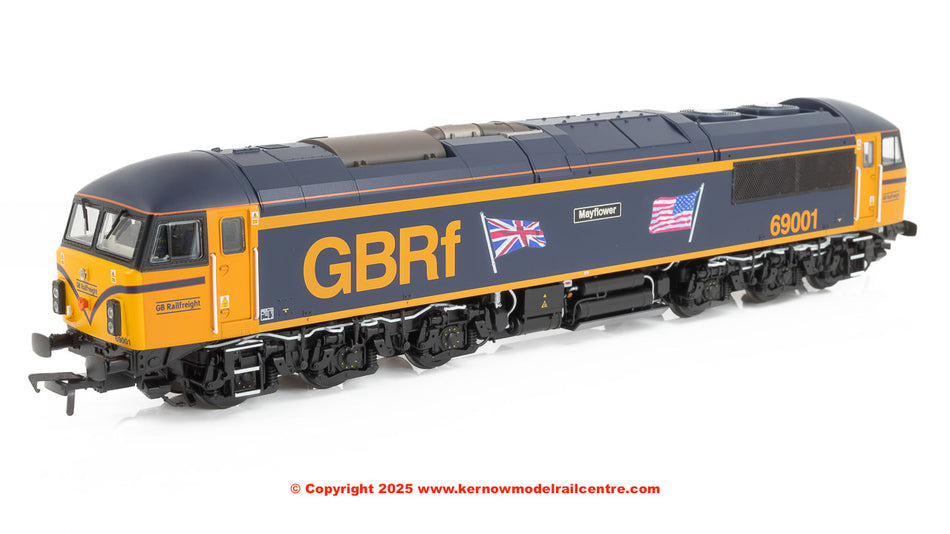 35-776 Bachmann Class 69 69001 Mayflower GBRf UK & US Flags