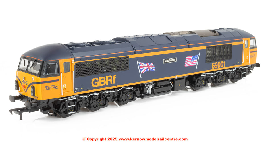 35-776 Bachmann Class 69 69001 Mayflower GBRf UK & US Flags