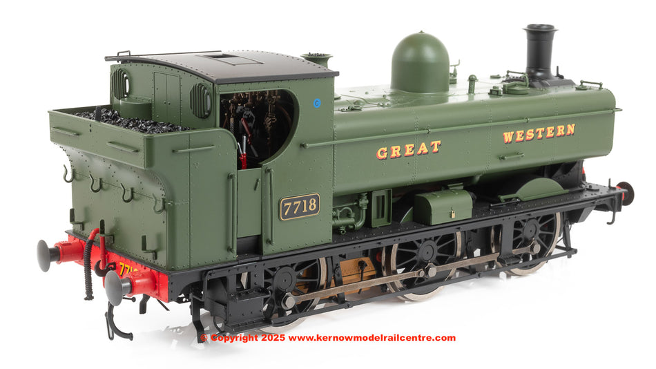 7S-007-013D Dapol Class 57xx Pannier Great Western Green 7718