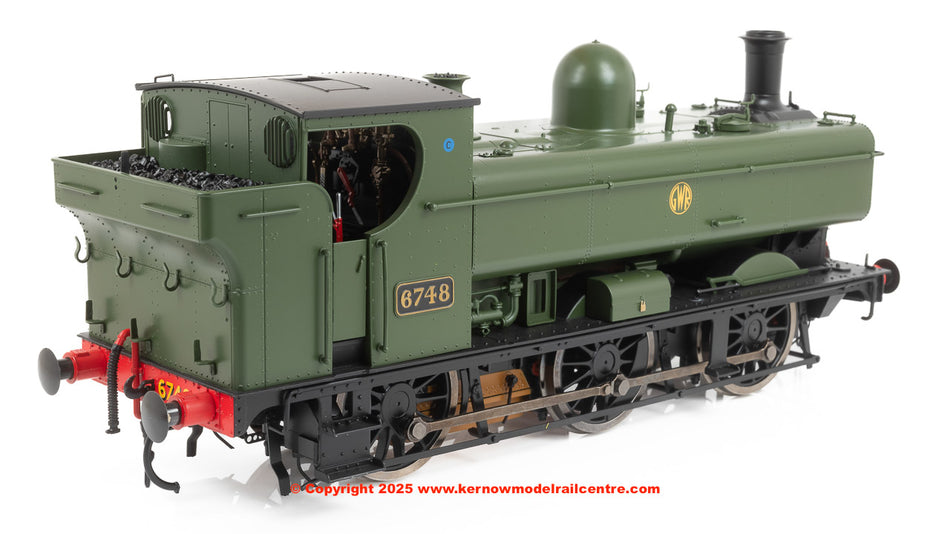 7S-007-014S Dapol Class 57xx Pannier GWR Shirtbutton Green 6748