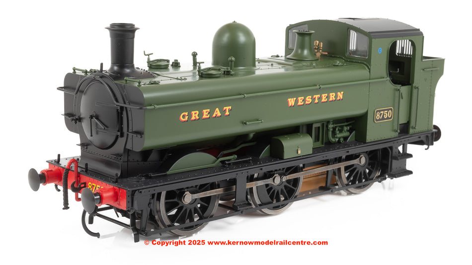 7S-007-018D Dapol Class 87xx Pannier Great Western Green 8750