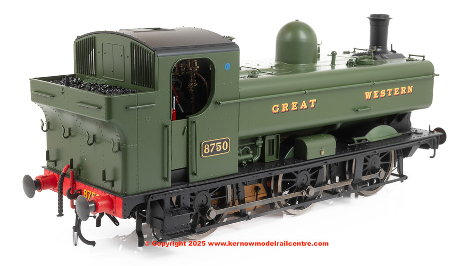 7S-007-018 Dapol Class 87xx Pannier Great Western Green 8750
