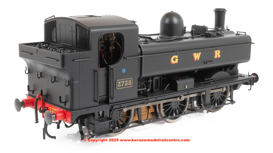 7S-007-019S Dapol Class 87xx Pannier GWR Black 3738