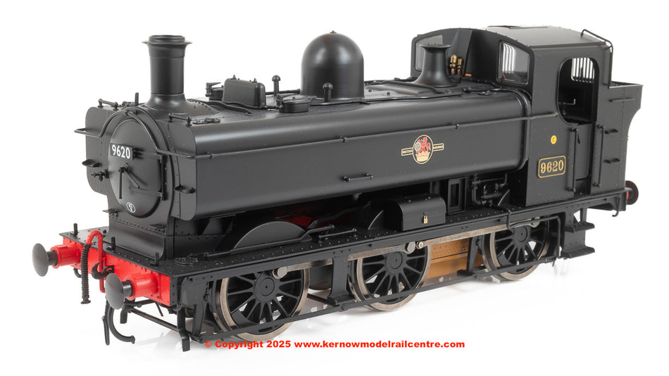 7S-007-021 Dapol Class 57xx Pannier BR Black Late Crest 9620