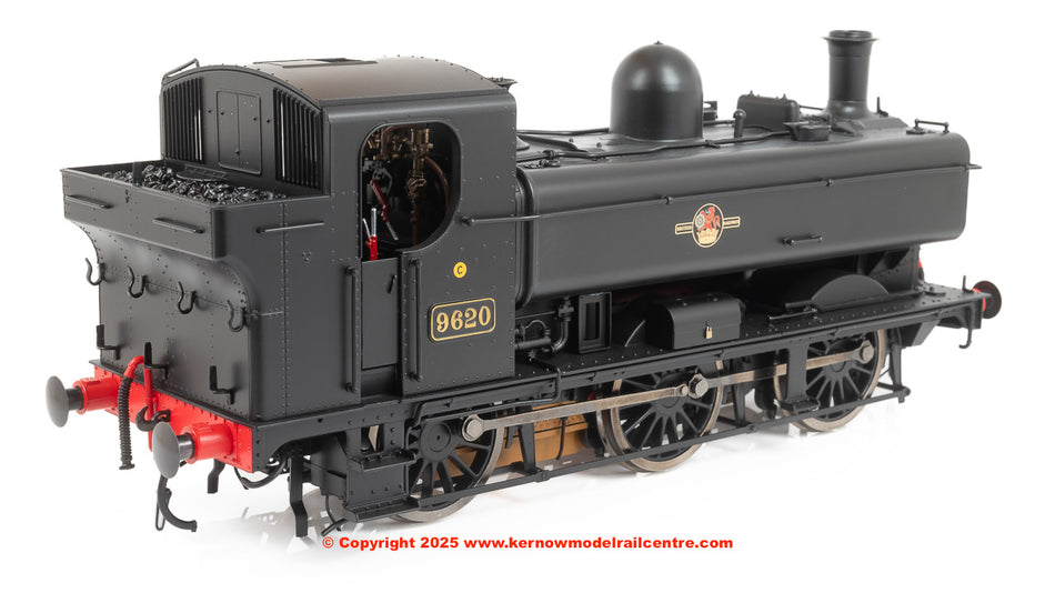 7S-007-021 Dapol Class 57xx Pannier BR Black Late Crest 9620