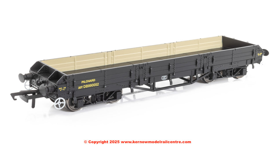 OR76PIL003A Oxford Rail Pilchard Wagon BR Black DB990052