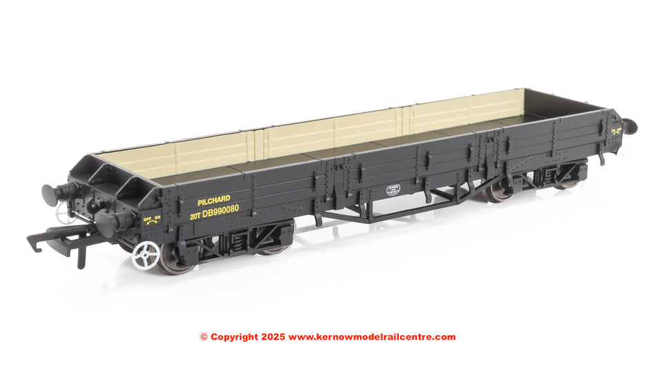 OR76PIL003B Oxford Rail Pilchard Wagon BR Black DB990080