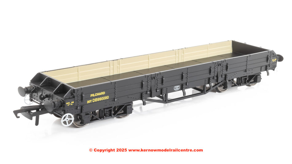 OR76PIL003B Oxford Rail Pilchard Wagon BR Black DB990080