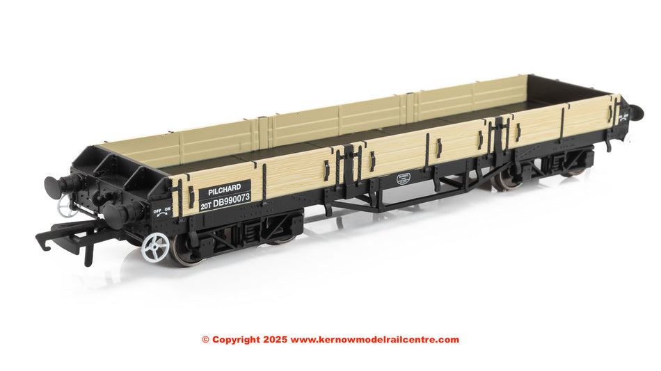 OR76PIL004B Oxford Rail Pilchard Wagon BR Unpainted Wood
