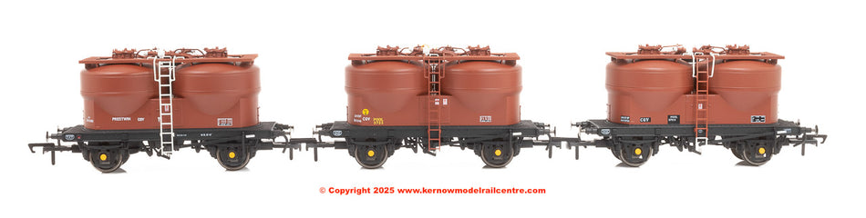 C3042B Clark Railworks Prestwins Bauxite Triple pack