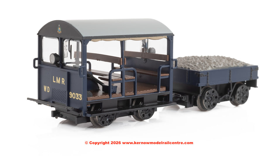 32-995 Bachmann Wickham Type 27 Trolley Car WD9033 LMR Blue