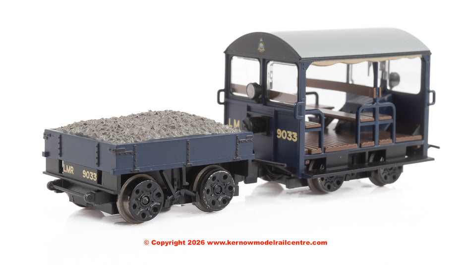 32-995 Bachmann Wickham Type 27 Trolley Car WD9033 LMR Blue