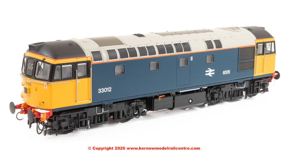 3421 Heljan Class 33/0 Diesel Loco number 33 012 - BR Blue