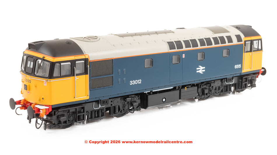 3421 Heljan Class 33/0 Diesel Loco number 33 012 - BR Blue