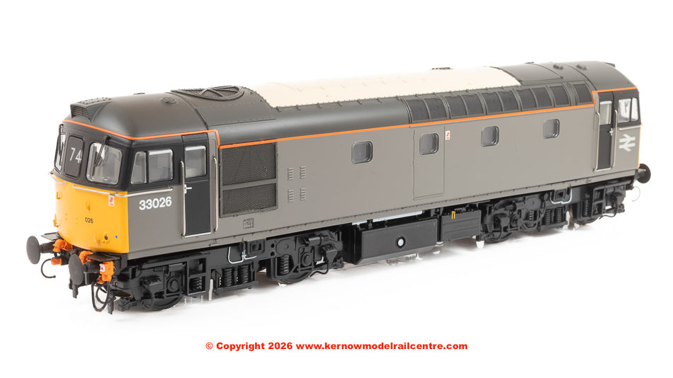 3424 Heljan Class 33/0 Diesel Loco number 33 026 - BR Grey