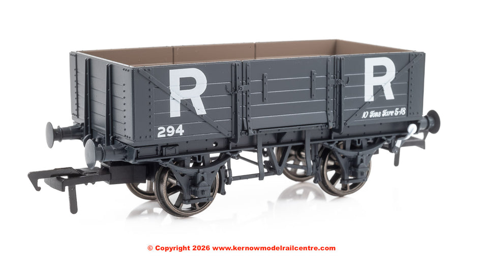 971016 Rapido Diagram O18 5 Plank Open Wagon Rhymney Railway