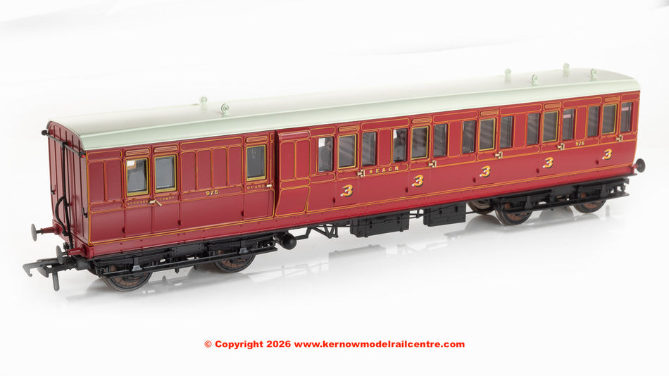 978002 Rapido SECR Evolution Non-Corridor Brake Third No.975