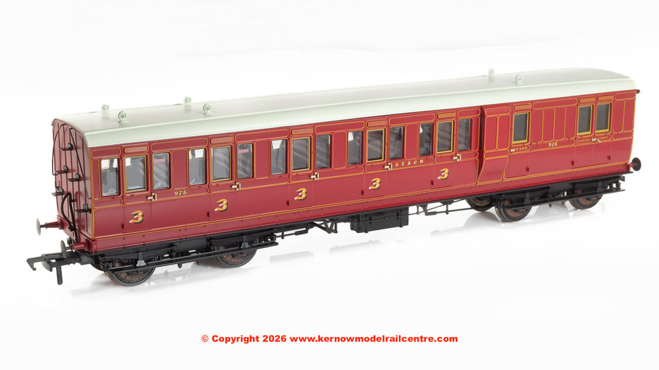 978002 Rapido SECR Evolution Non-Corridor Brake Third No.975