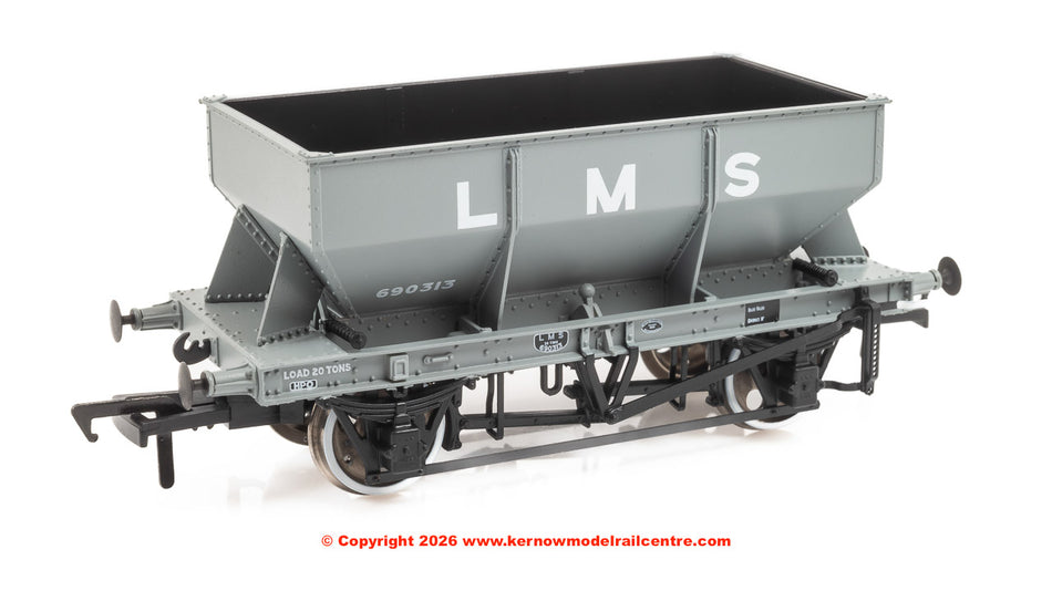 963001 Rapido LMS Iron Ore Hopper - LMS (pre-36) No.690313