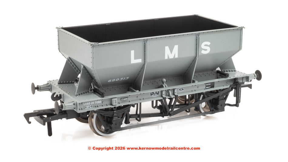 963001 Rapido LMS Iron Ore Hopper - LMS (pre-36) No.690313