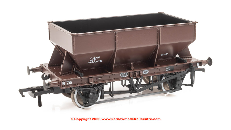 963005 Rapido LMS Iron Ore Hopper - LMS (post-36) No.691702