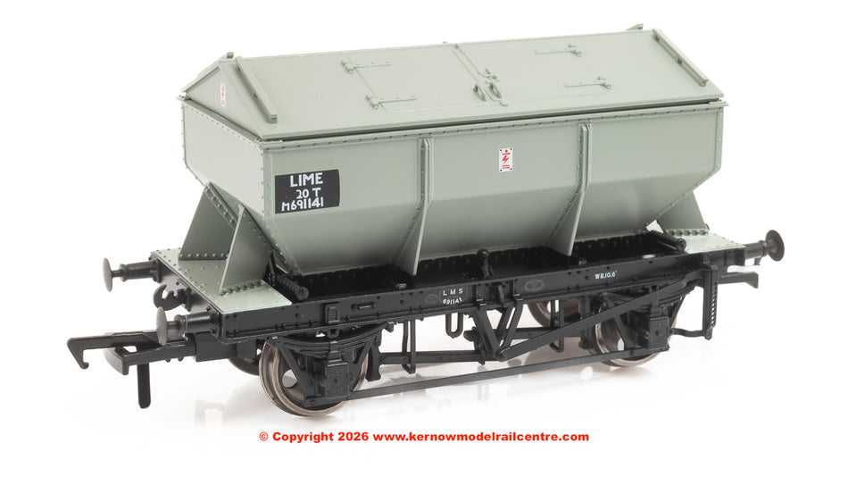 963013 Rapido LMS Iron Ore Hopper - BR (Lime) No.M691141