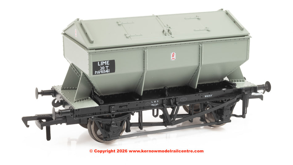 963013 Rapido LMS Iron Ore Hopper - BR (Lime) No.M691141