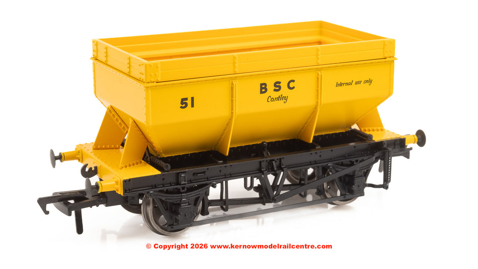 963014 Rapido LMS Iron Ore Hopper - BSC Yellow No.51