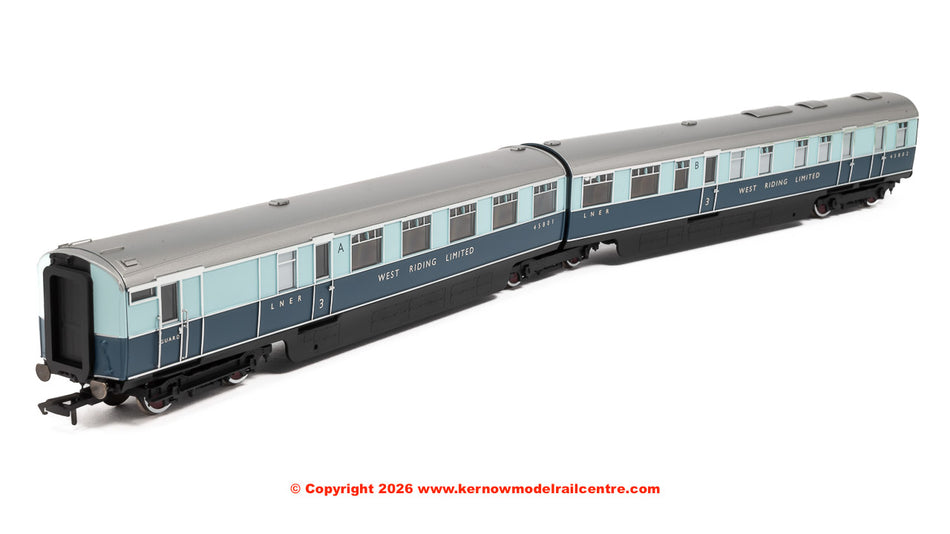R40477 Hornby LNER West Riding Limited Brake Third & Kitchen Thi
