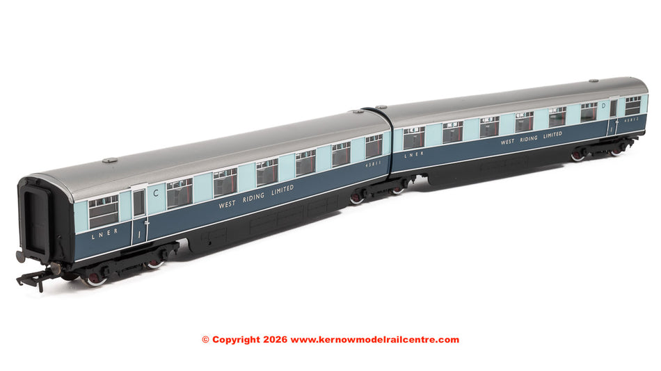 R40478 Hornby LNER West Riding Limited Double Open First Articul
