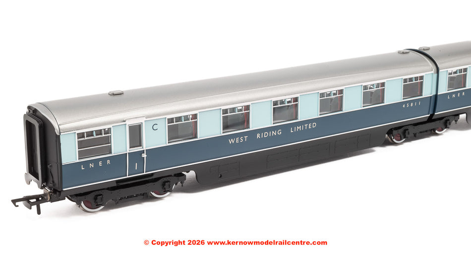 R40478 Hornby LNER West Riding Limited Double Open First Articul