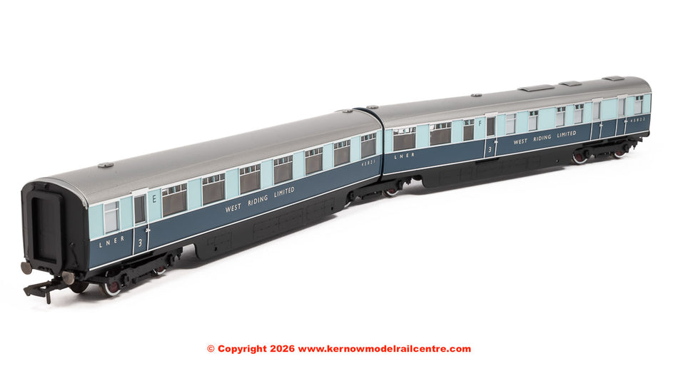 R40479 Hornby LNER West Riding Limited Open Third & Kitchen Thir