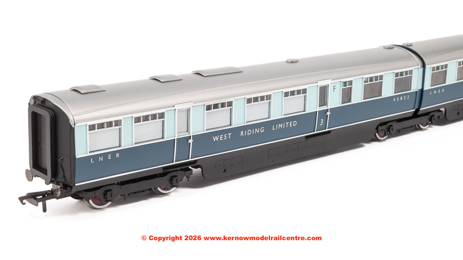 R40479 Hornby LNER West Riding Limited Open Third & Kitchen Thir