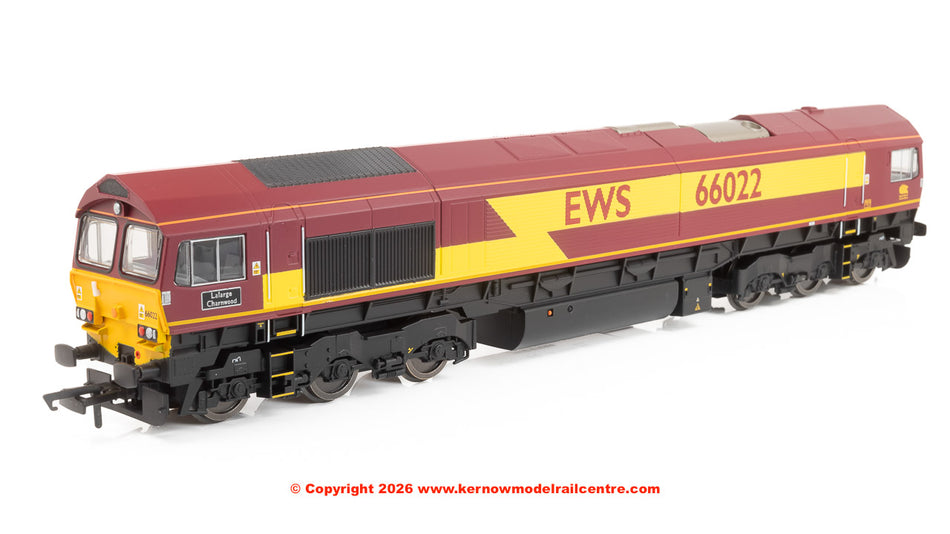 R30532 Hornby Railroad EWS Class 66 Lafarge Charnwood 66022