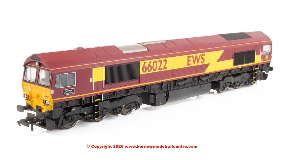 R30532TXS Hornby Railroad EWS Class 66 Lafarge Charnwood 66022