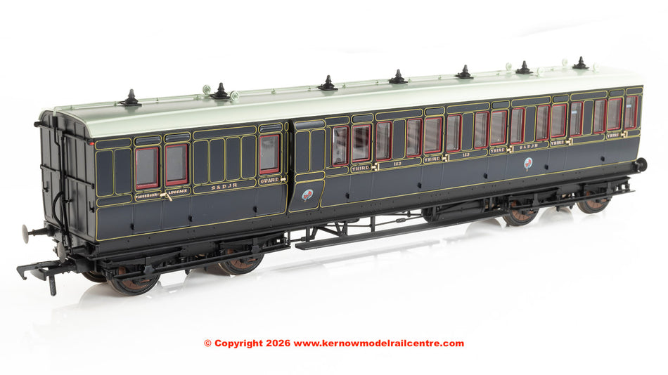 978026 Rapido SDJR Evolution Non-Corridor Brake Third No.123