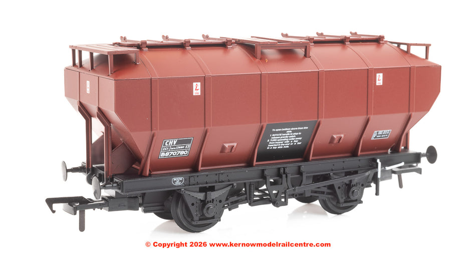 38-500B Bachmann BR 35T 'Covhop' Covered Hopper BR Bauxite (TOPS