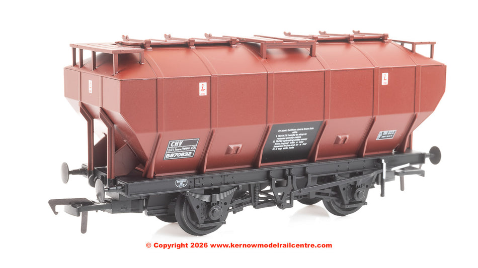 38-500C Bachmann BR 35T 'Covhop' Covered Hopper BR Bauxite (TOPS