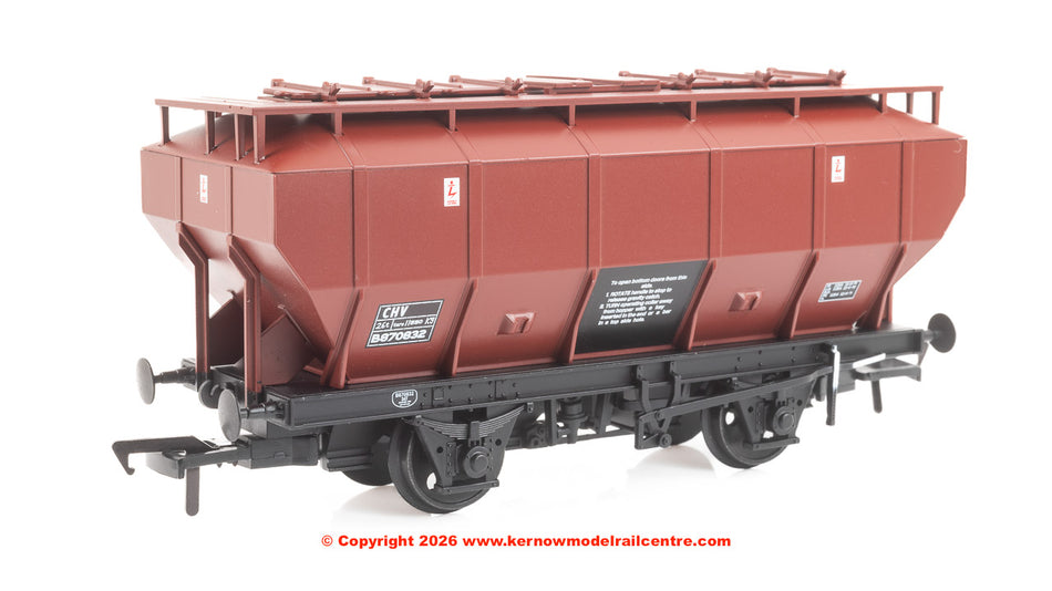38-500C Bachmann BR 35T 'Covhop' Covered Hopper BR Bauxite (TOPS