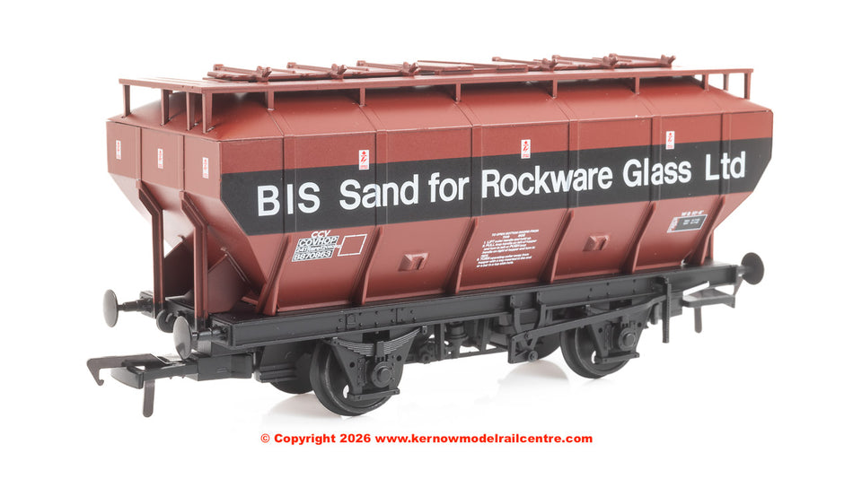 38-502A Bachmann BR 35T 'Covhop' Covered Hopper BR Bauxite 'Brit