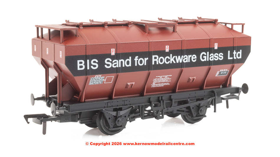 38-502B Bachmann BR 35T 'Covhop' Covered Hopper BR Bauxite 'Brit