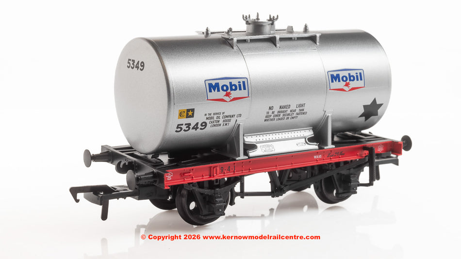38-782 Bachmann 20T Anchor-Mounted Tank Wagon 'Mobil' Silver