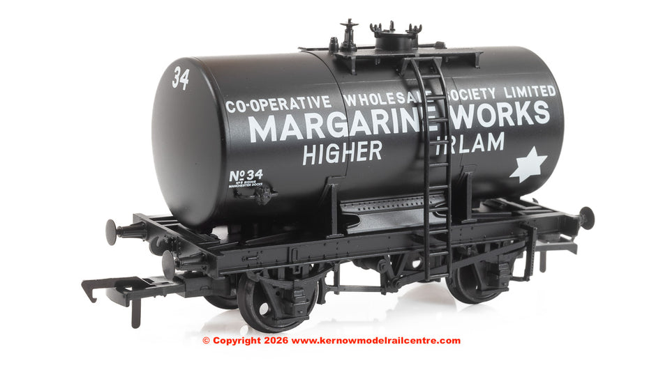 38-785 Bachmann 14T Anchor-Mounted Tank Wagon 'Irlam Margarine W