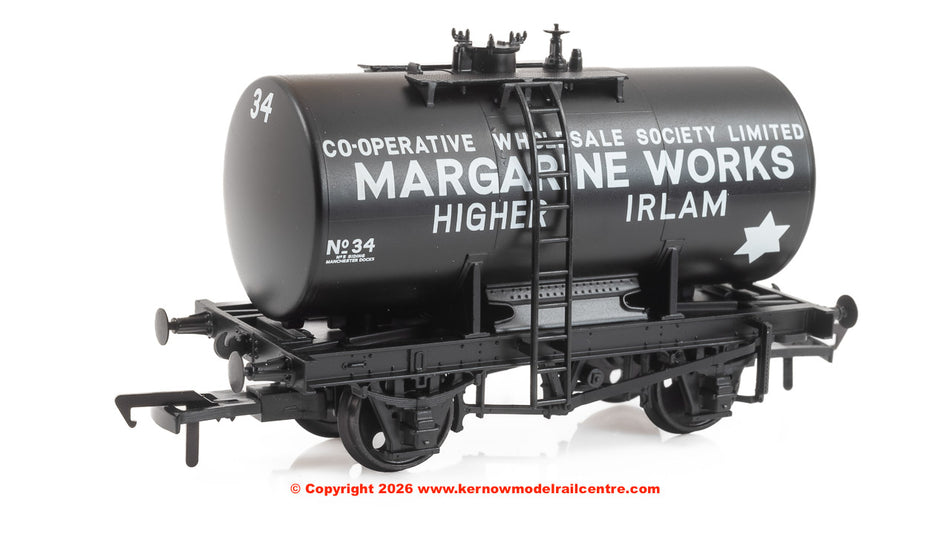 38-785 Bachmann 14T Anchor-Mounted Tank Wagon 'Irlam Margarine W